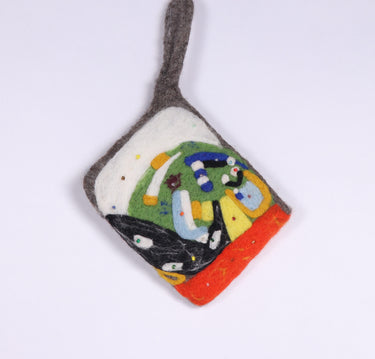 Handmade felt purse/Coin purse